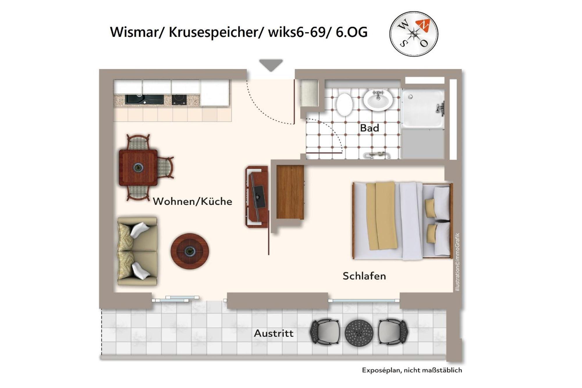 Krusespeicher Krusespeicher 6-69 Висмар Экстерьер фото